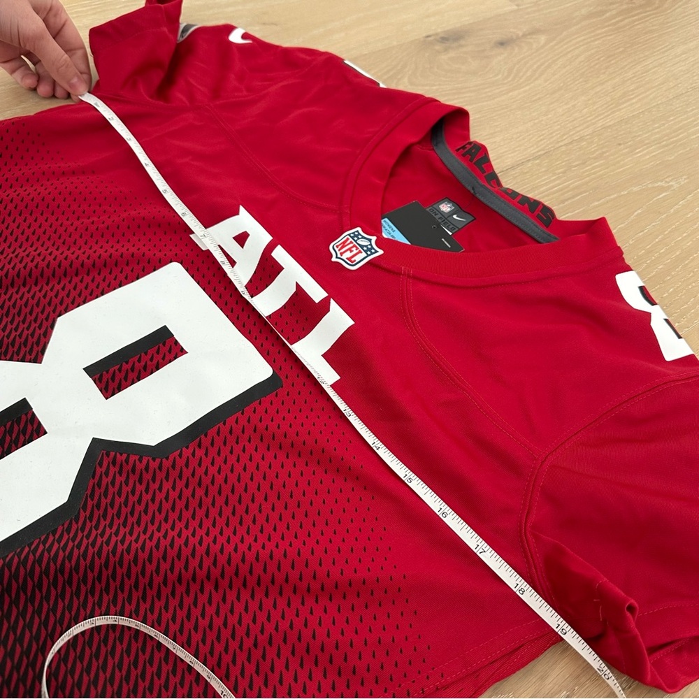 Women’s Atlanta Falcons Jersey Nike Kyle Pitts Football NFL ATL Georgia Size M - Picture 10 of 11